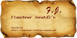 Flaschner Jonatán névjegykártya